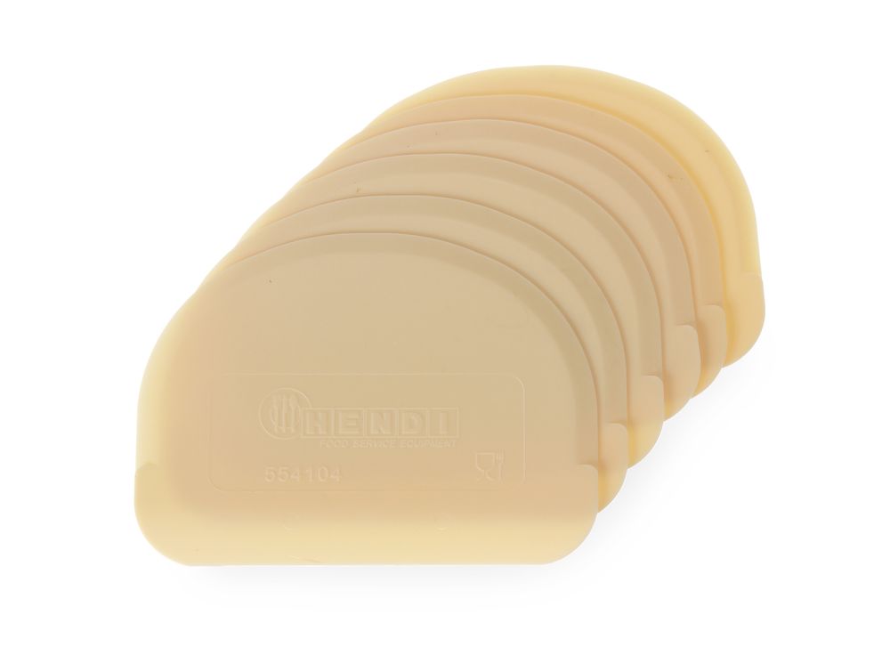 Raschiapasta flessibile - 6 pezzi, HENDI, 6 pezzi, 120x88mm