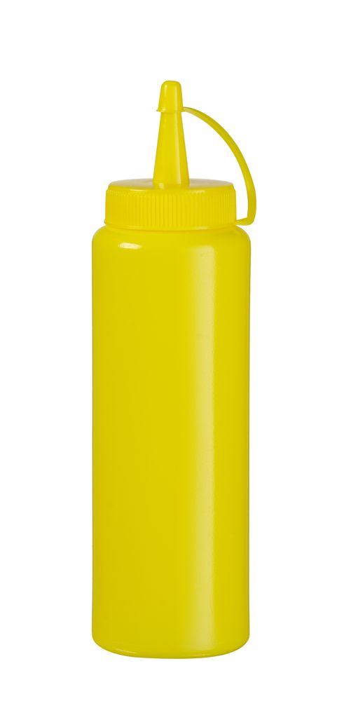 Bottiglie dosatrici, HENDI, 0,35L, Giallo, ⌀55x(H)205mm