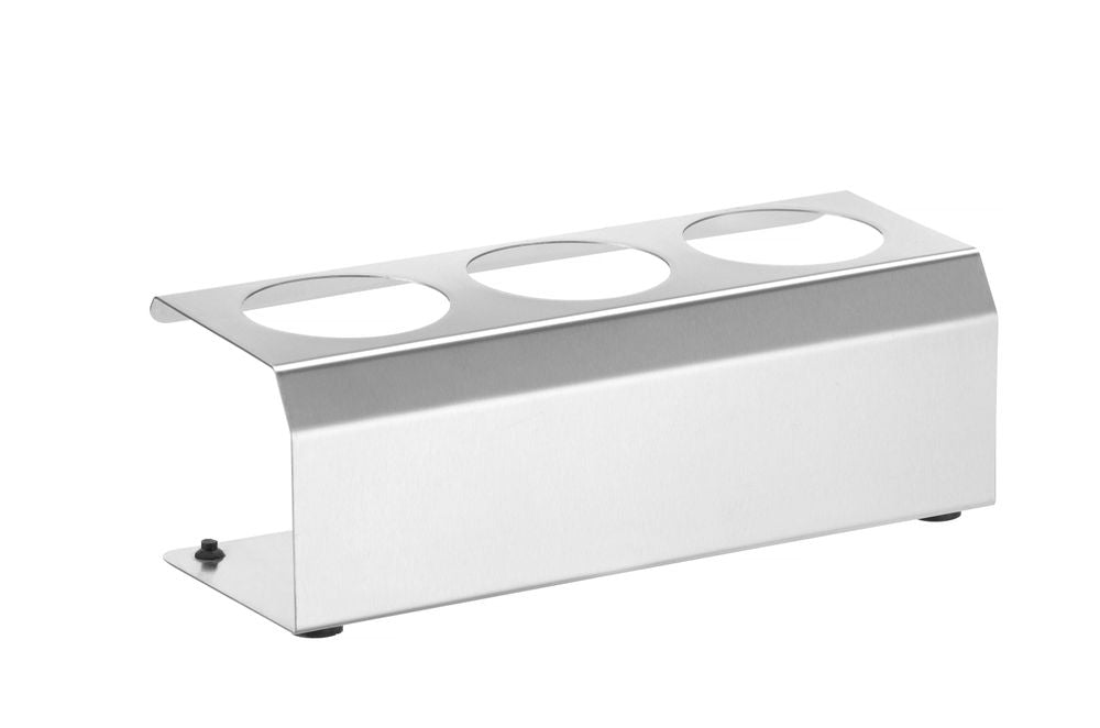 Supporto per dispenser., HENDI, 3 alloggiamenti ø57 mm, 229x90x(H)78mm