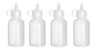 Erogatore mini di salsa - set da 4 pezzi., HENDI, 0,05L, Trasparente, ⌀35x(H)100mm