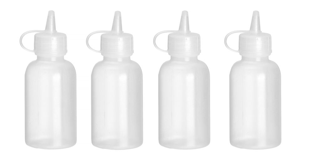 Erogatore mini di salsa - set da 4 pezzi., HENDI, 0,05L, Trasparente, ⌀35x(H)100mm