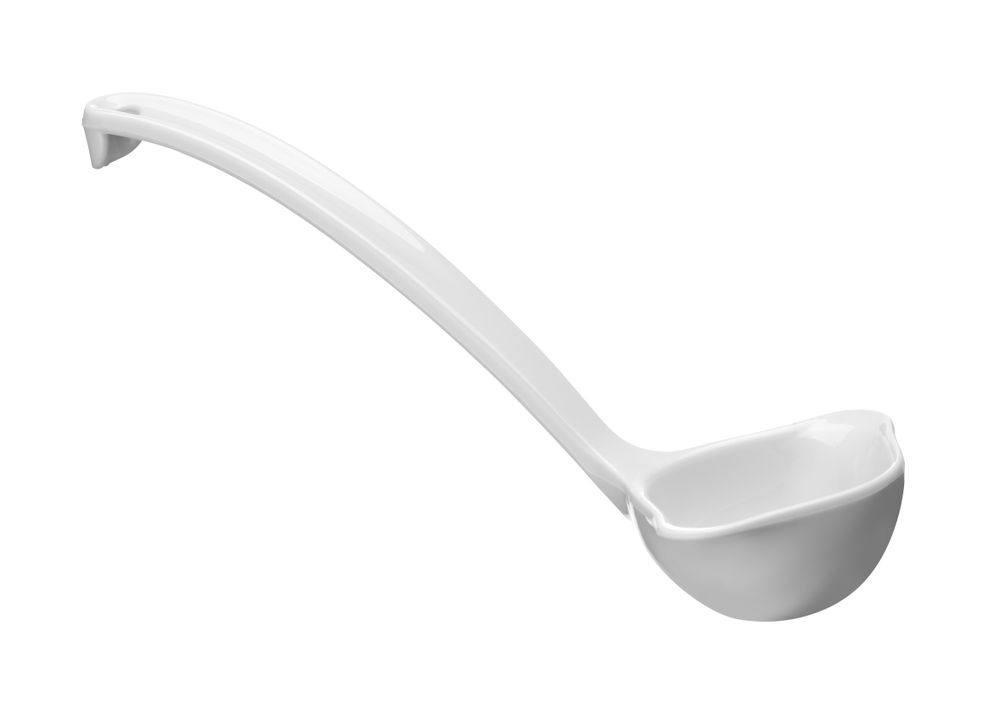 Cucchiaio per salsa, HENDI, 0,03L, Avorio, 180x70mm