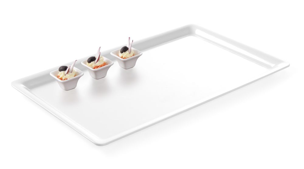 Vassoio gastronorm con bordo sottile, HENDI, GN 1/1, 530x325x(H)20mm