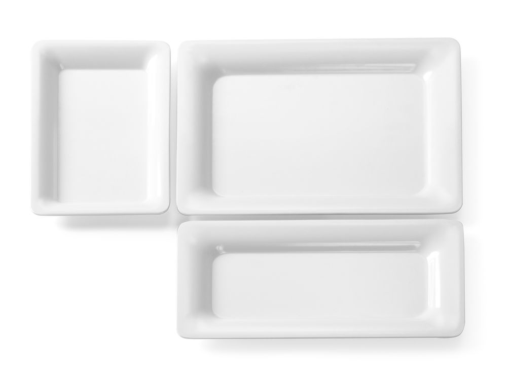 Vassoio gastronorm con bordo sottile, HENDI, GN 1/2, 325x265x(H)20mm