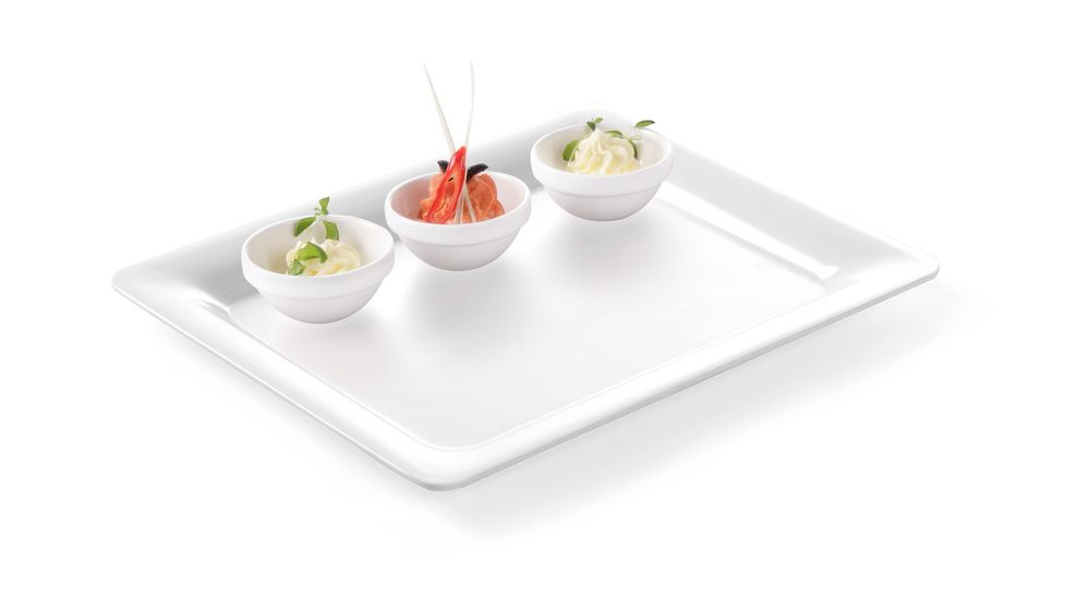 Vassoio gastronorm con bordo sottile, HENDI, GN 1/2, 325x265x(H)20mm