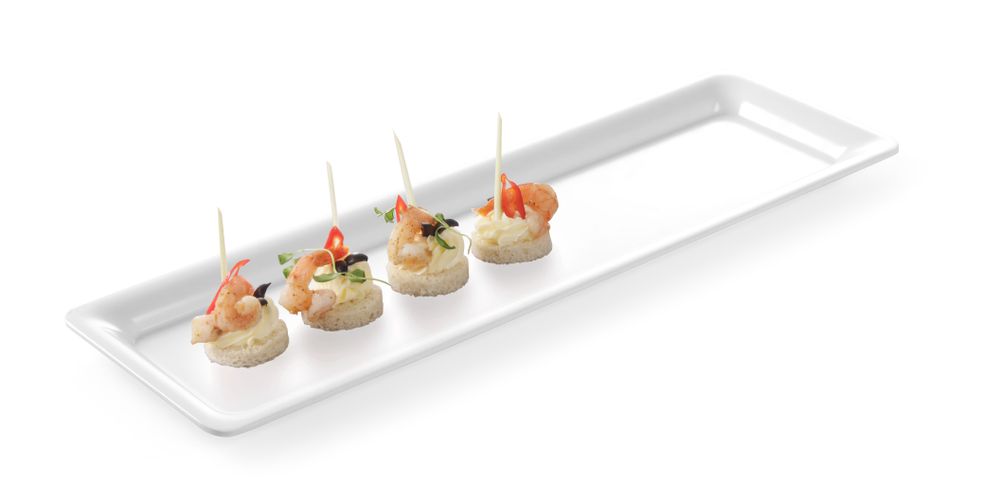 Vassoio gastronorm con bordo sottile, HENDI, GN 2/4, 530x163x(H)20mm
