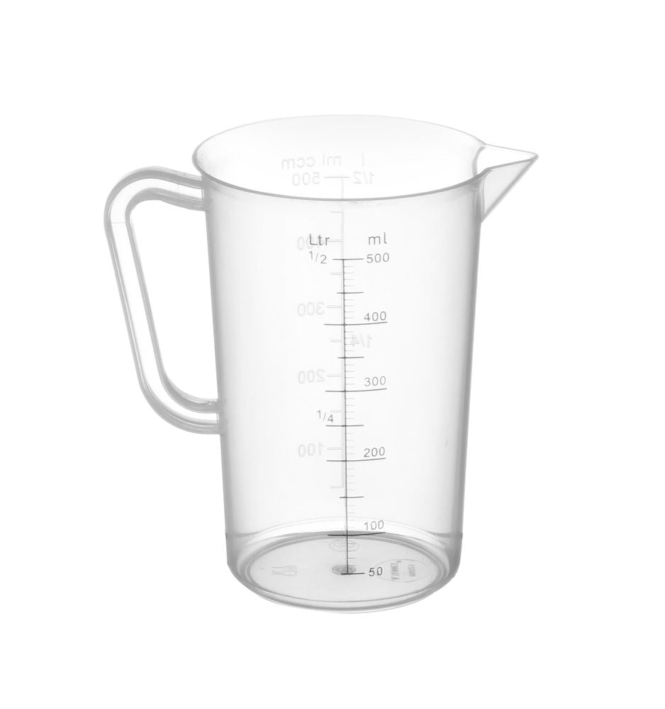 Caraffa graduata polipropilene, HENDI, 0,5L, ⌀90x(H)140mm