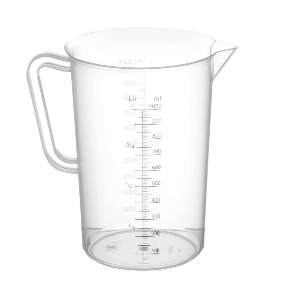Caraffa graduata polipropilene, HENDI, 1L, ⌀110x(H)170mm