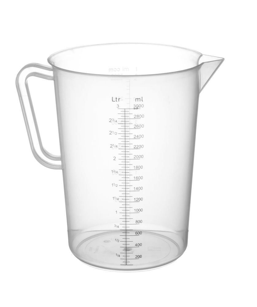Caraffa graduata polipropilene, HENDI, 3L, ⌀160x(H)240mm