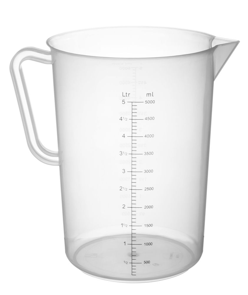 Caraffa graduata polipropilene, HENDI, 5L, ⌀190x(H)270mm