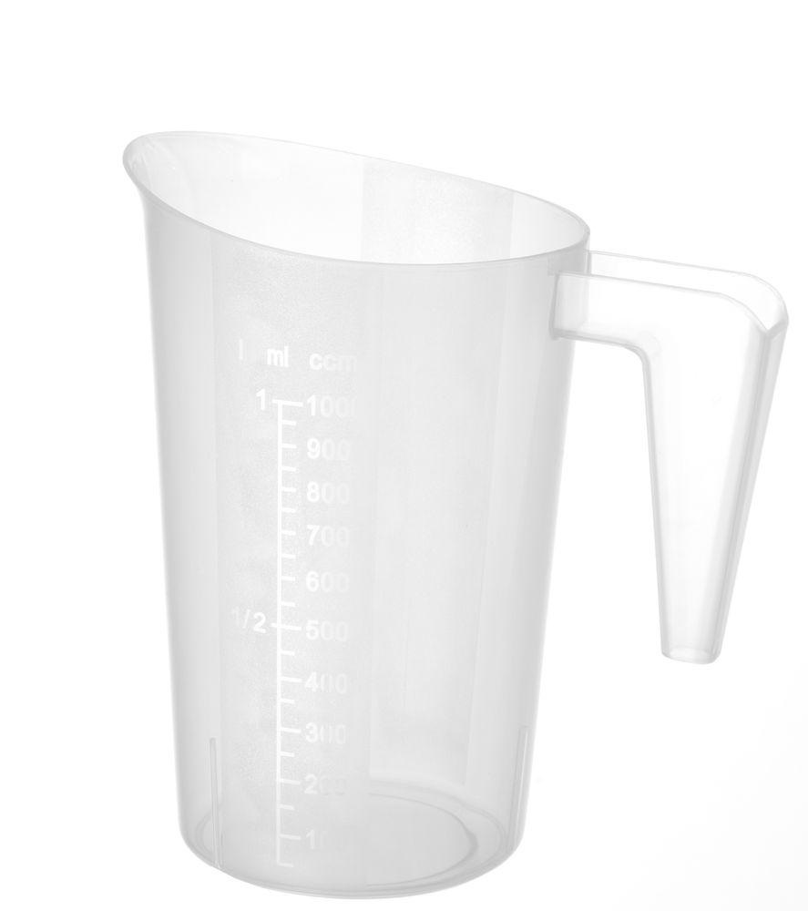 Caraffa graduata impilabile, HENDI, 1L, ⌀124x(H)170mm