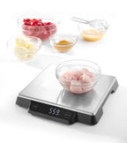 Bilancia da cucina 15 kg, HENDI, 266x269x(H)34mm