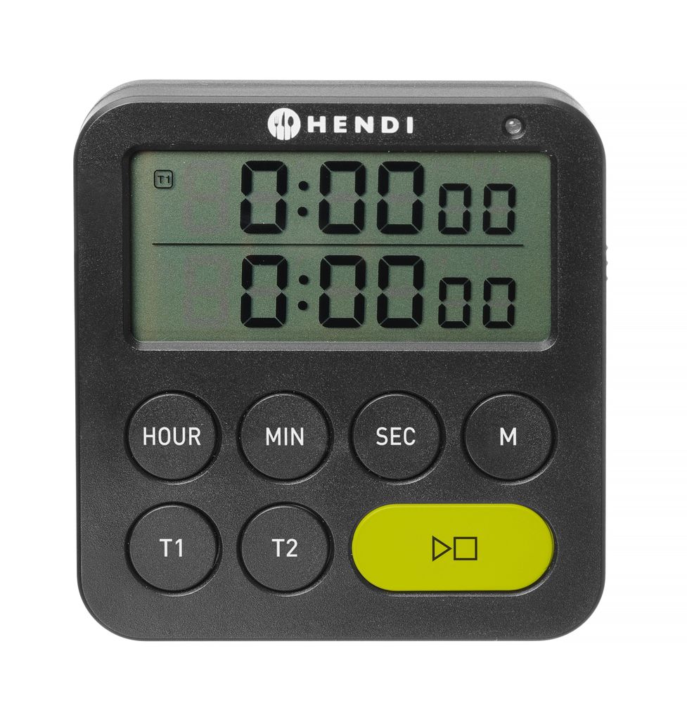 Timer., HENDI, Nero, 82x20x(H)86mm