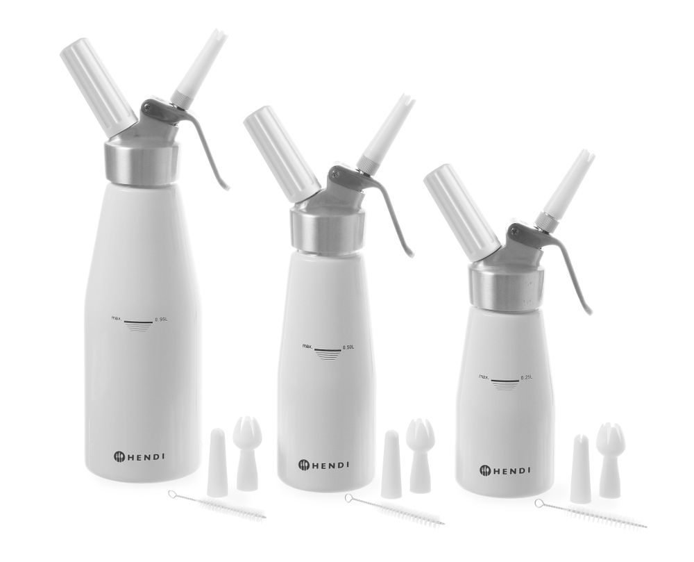 Sifone per panna, HENDI, Kitchen Line, 0,25L, ⌀80x(H)200mm