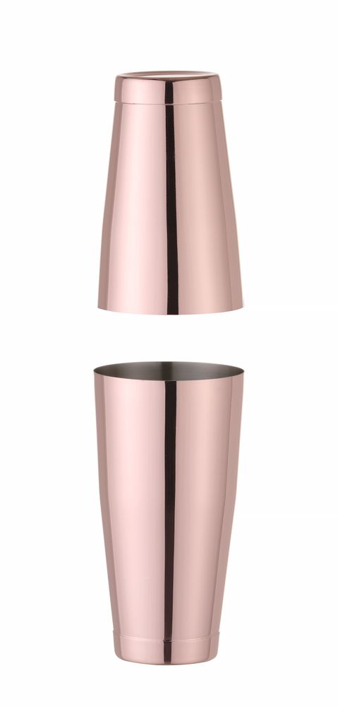 Agitatore Boston Tin-on-Tin, BarUp, 0,8L, Rame, ⌀90mm