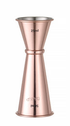 Jigger 30/50 ml, BarUp, Rame, ⌀45x(H)114mm