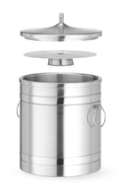 Secchiello per ghiaccio a doppia parete, BarUp, 5L, Argento, ⌀200x(H)230mm