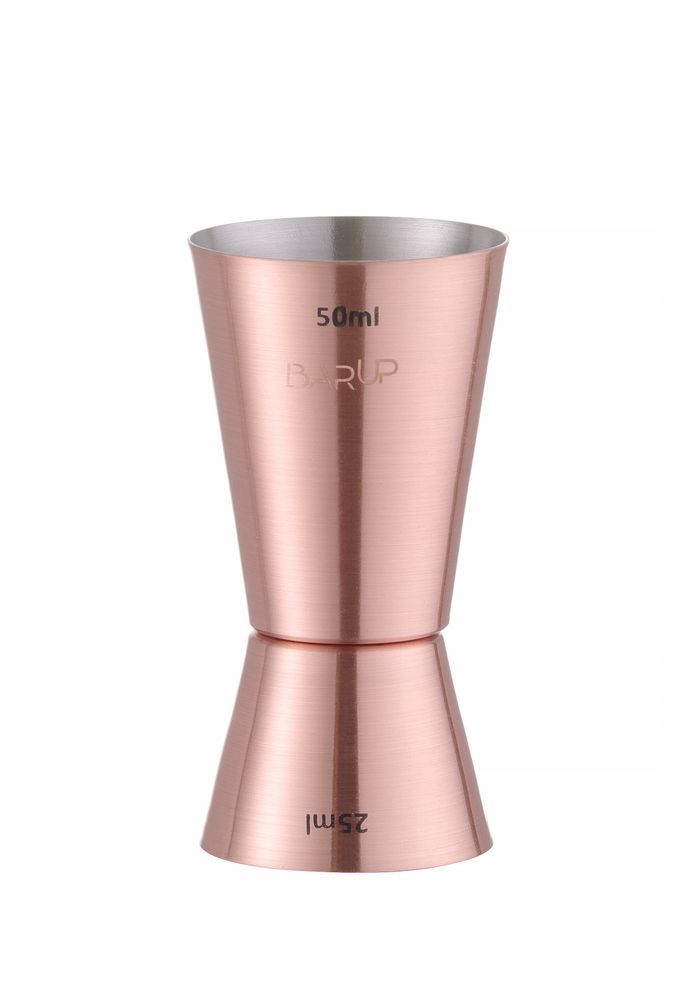 Jigger. 25/50 ml, BarUp, Rame, ⌀42x(H)86mm