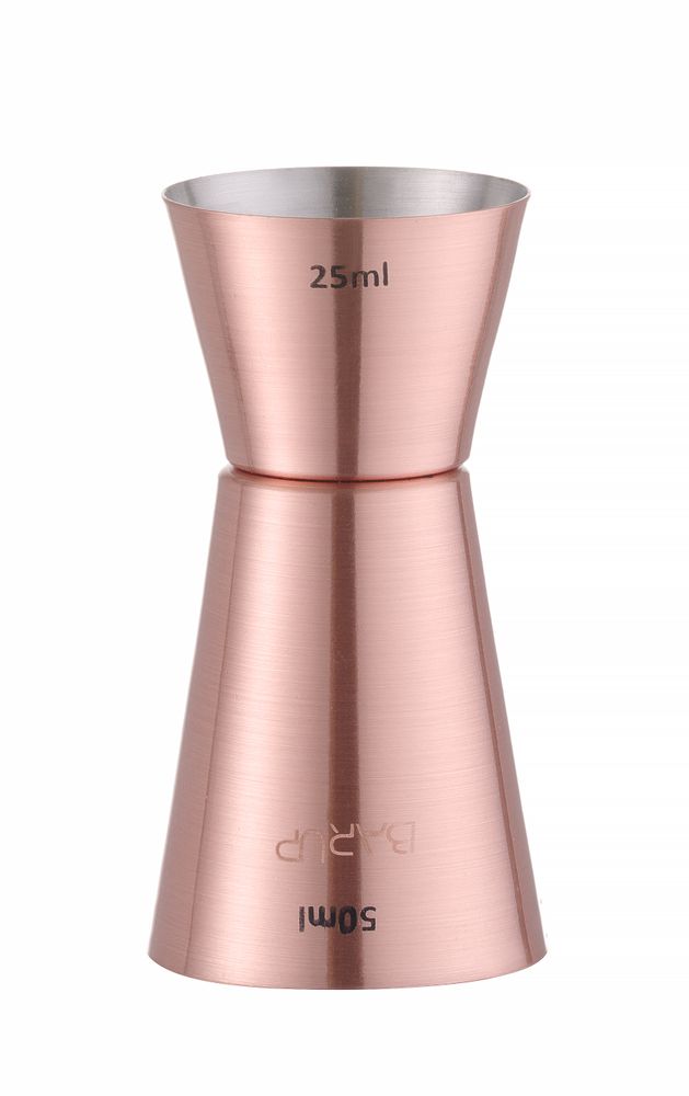 Jigger. 25/50 ml, BarUp, Rame, ⌀42x(H)86mm