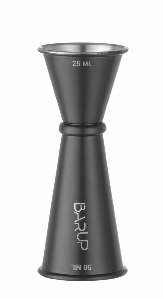 Jigger 25/50 ml, BarUp, Nero, ⌀44x(H)110mm