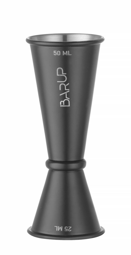 Jigger 25/50 ml, BarUp, Nero, ⌀44x(H)110mm
