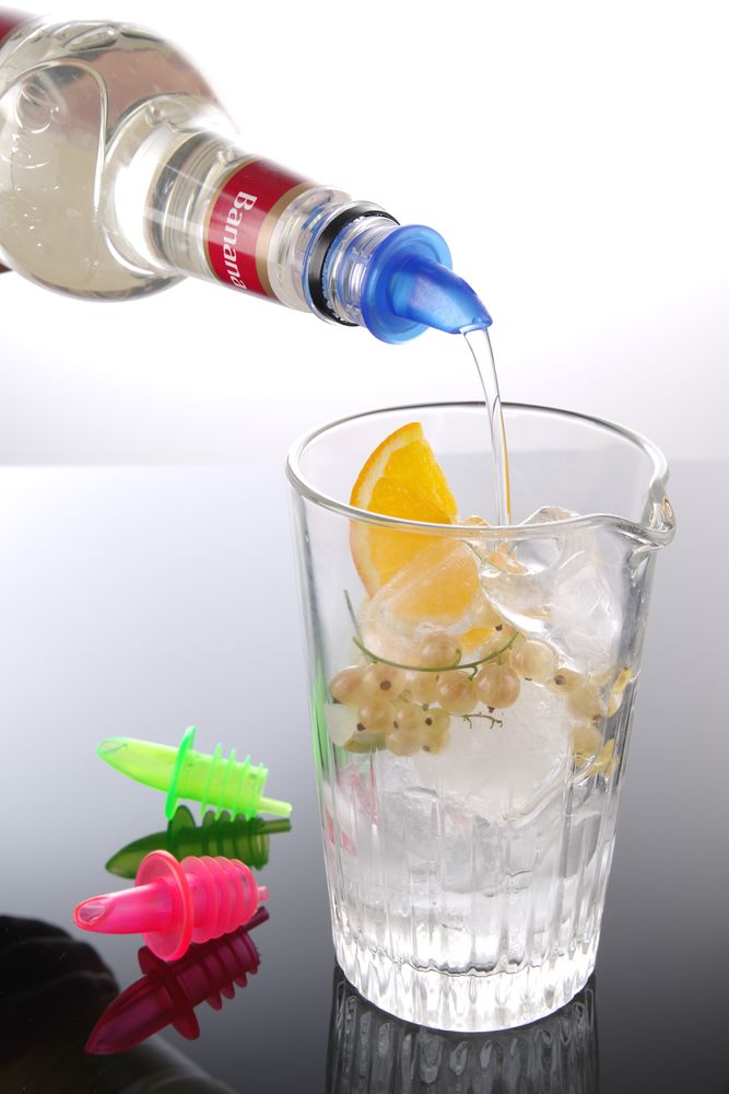 Versatore a flusso libero, BarUp, 2x blu, 2x rossi, 2x verdi, Rosso, 6 pezzi