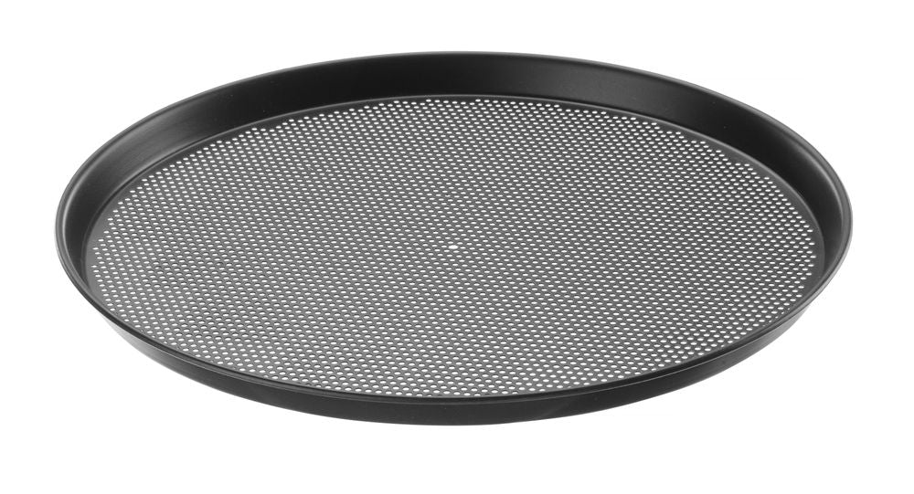 Teglia per pizza rotonda e perforata, HENDI, ⌀352x(H)23mm
