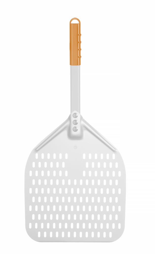 Pala Pizza con manico corto, squadrata, perforata, HENDI, 300x660mm