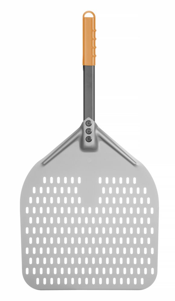 Pala per pizza forata con manico corto, HENDI, 350x710mm