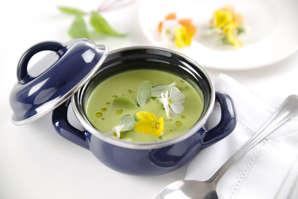 Tegame per minestra/sugo - con coperchio, HENDI, blu, 0,6L, Blu, ⌀120x(H)95mm