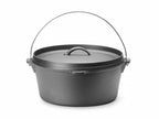 Pentola in ghisa., HENDI, 7,2L, Nero, ⌀310x(H)155mm