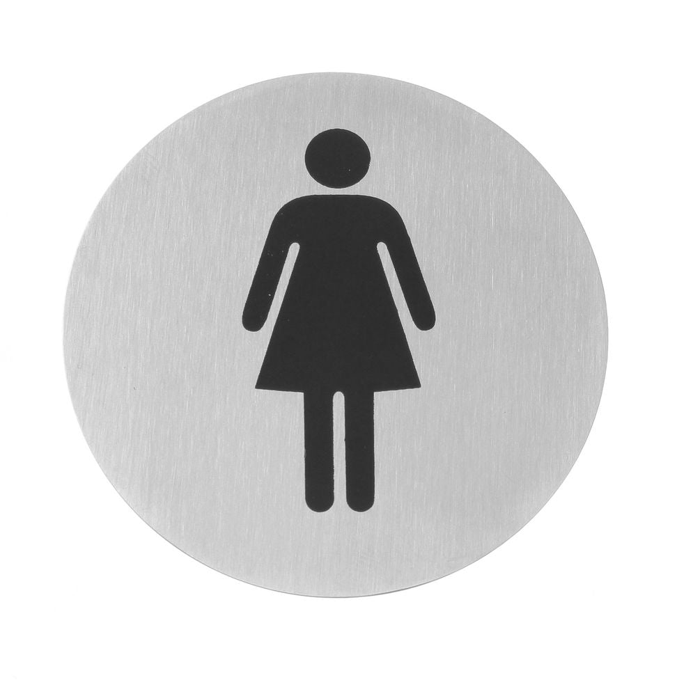 Targhette per porte, HENDI, Donne, ⌀75mm