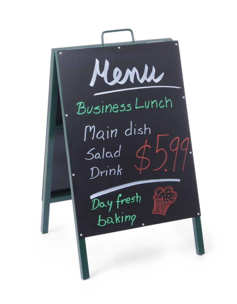 Lavagna a cavalletto, HENDI, 500x550x(H)850mm