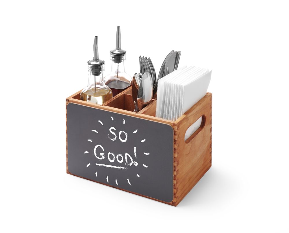 Porta menu e utensili da tavolo, HENDI, 210x150x(H)150mm