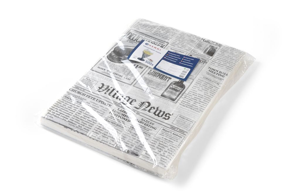 Carta oleata, HENDI, Carta di giornale, 500 pezzi, 250x350mm