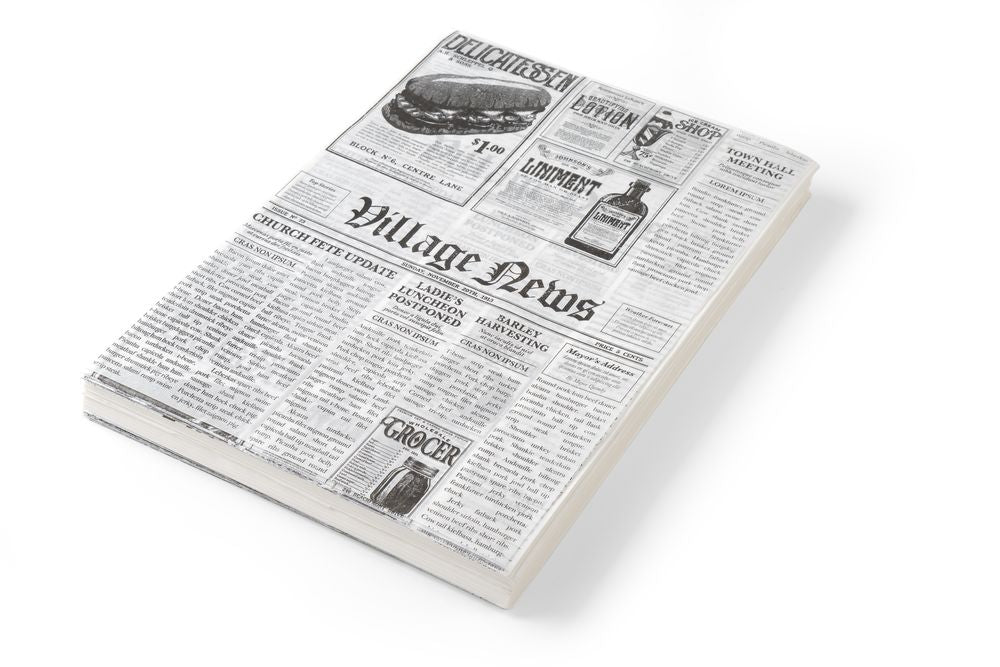 Carta oleata, HENDI, Carta di giornale, 500 pezzi, 250x350mm