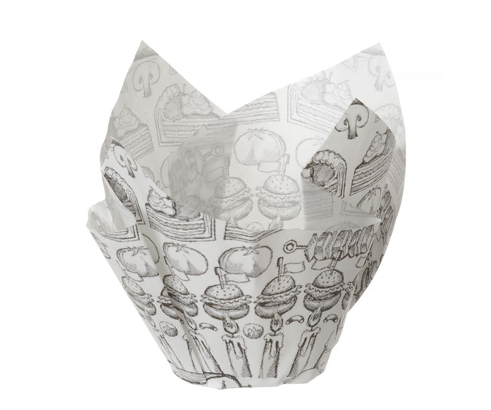 Cestino in carta oleata preformata - 150 pezzi, HENDI, 150 pezzi, 160x160x(H)50mm