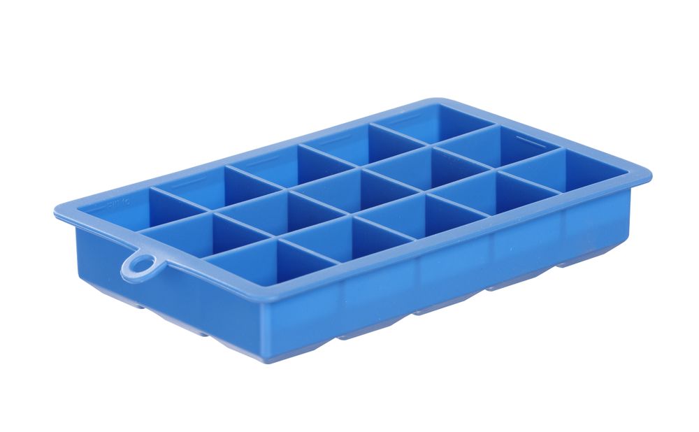 Forma per cubetti di ghiaccio piccoli, BarUp, Blu, 190x120x(H)35mm