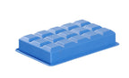 Forma per cubetti di ghiaccio piccoli, BarUp, Blu, 190x120x(H)35mm