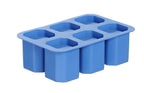 Forma per bicchierini in ghiaccio, BarUp, Blu, 125x190x(H)60mm
