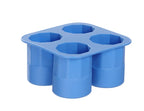Forma per bicchieri in ghiaccio, BarUp, Blu, 122x122x(H)60mm