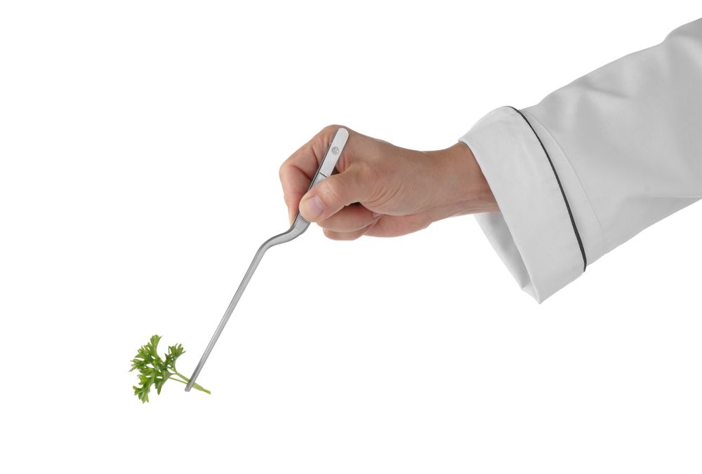 Pinzette sfalsate, HENDI, (L)210mm