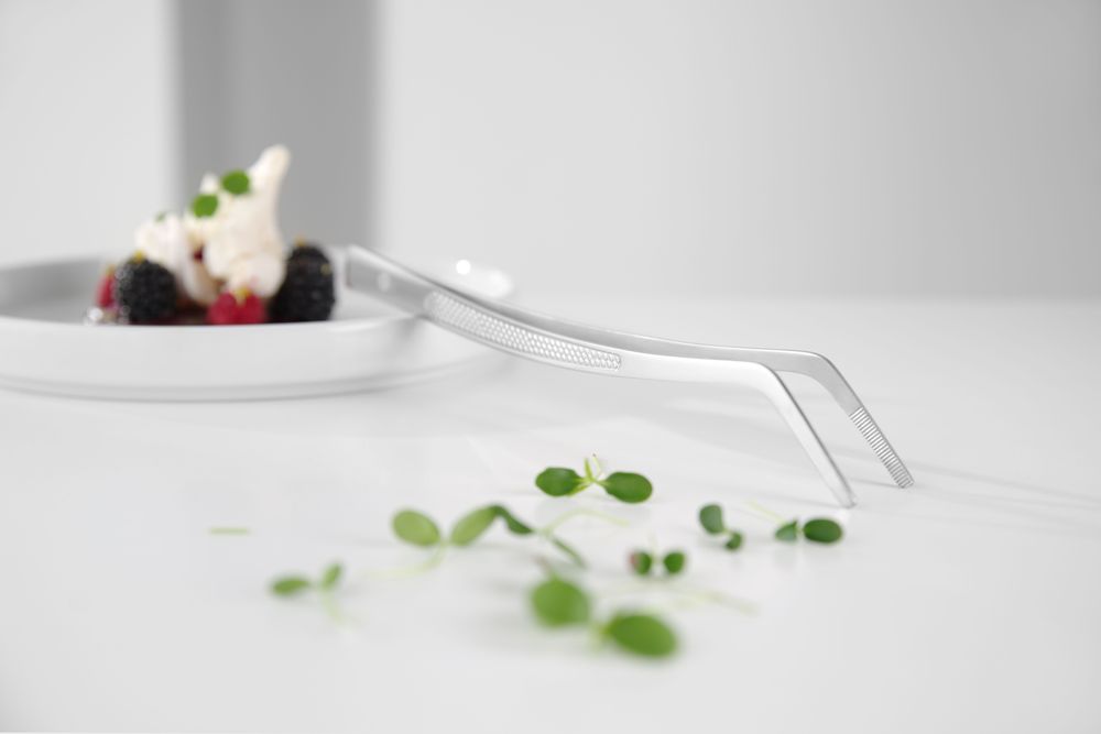 Pinzetta con manico curvo, HENDI, (L)240mm