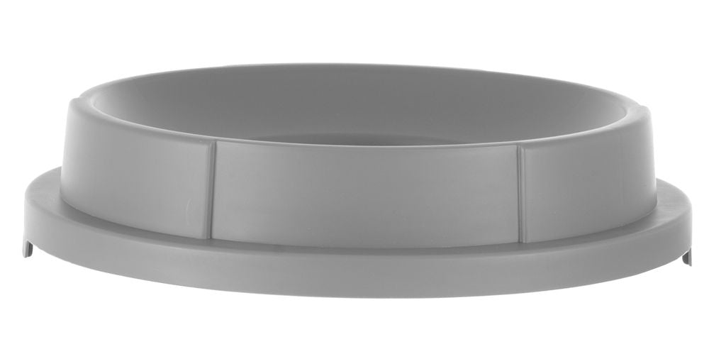 Coperchio per contenitore dei rifiuti rotondo con apertura, AmerBox, compatibile con 691038, Grigio chiaro, ⌀570x(H)135mm