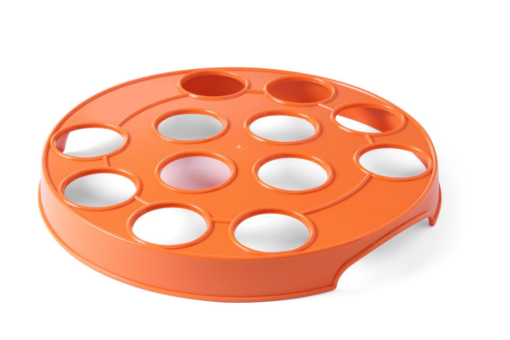 Portabicchieri in vetro, BarUp, Arancia, ⌀315x(H)35mm