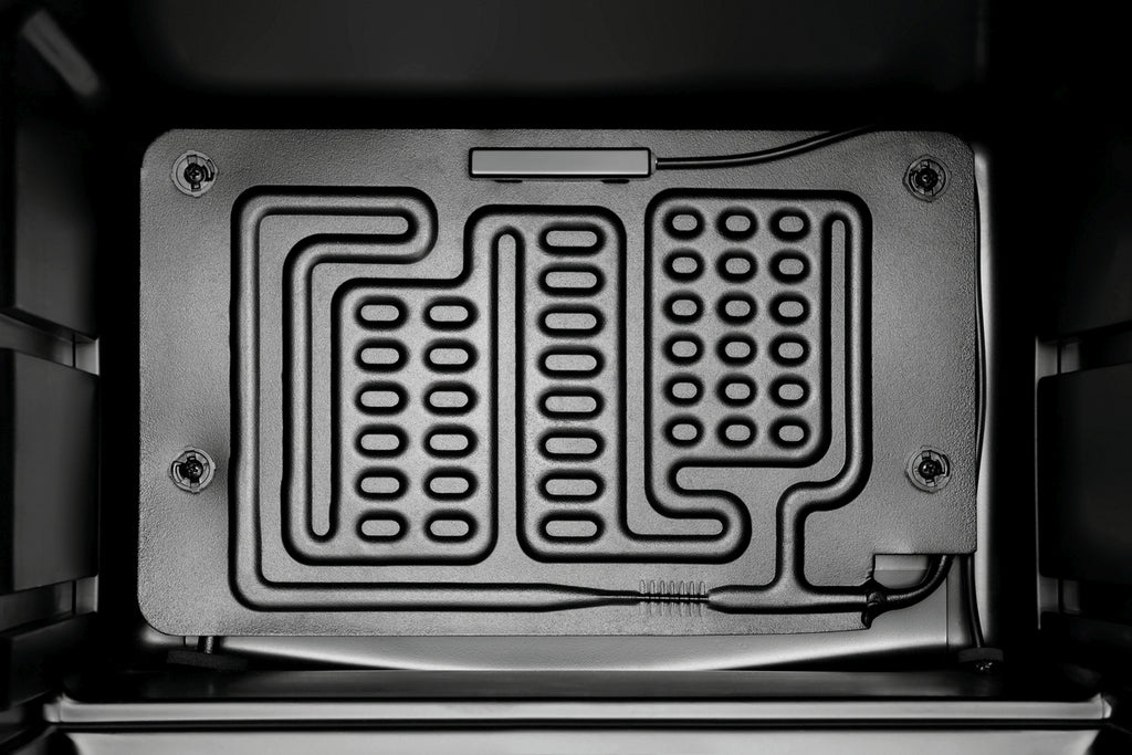 Frigorifero con porta in vetro 46