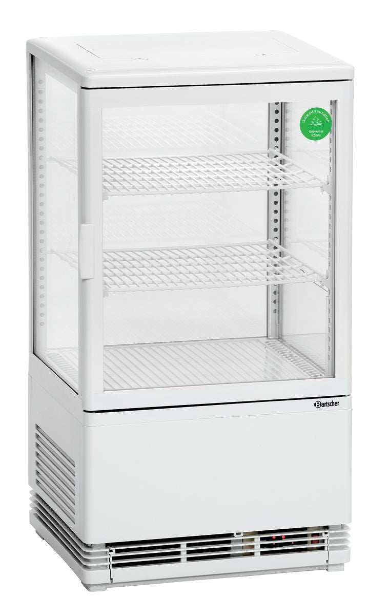 Mini vetrina refrigerata 58L, bianca