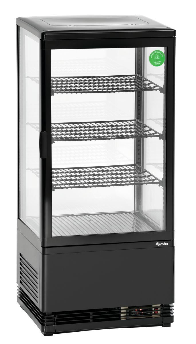 Mini vetrina refrigerata 78L, nera