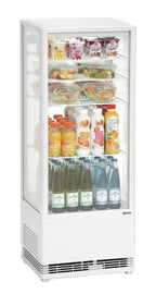 Mini vetrina refrigerata 98L