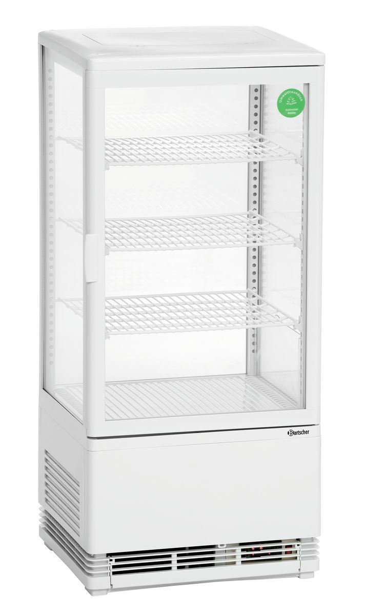Mini vetrina refrigerata 78L, bianco